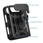 Sliding Camera Cover Design TPU+PC Phone Case, For iPhone Duo