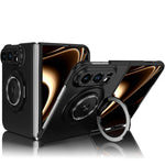 360 Rotation Ring Holder MagSafe Shockproof PC Phone Case, For iPhone Duo