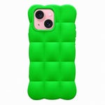 Solid Color Cloud Square TPU Phone Case, For iPhone 15 Plus, For iPhone 15