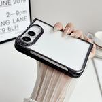 Three Parts 6D Electroplating PC Shockproof Phone Case, For iPhone Duo