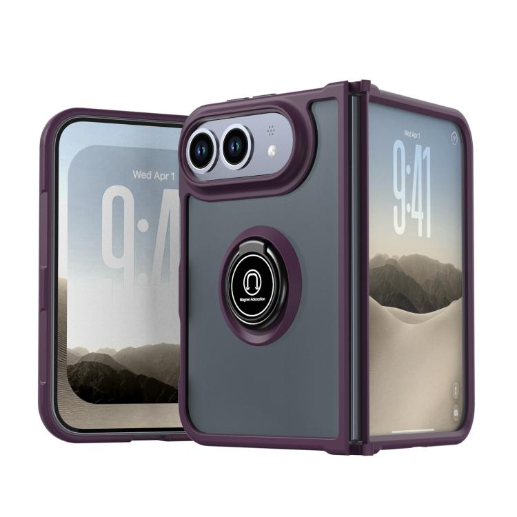 Q Shadow 1 Series TPU + PC Phone Case with Ring, For iPhone Duo