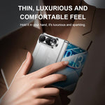 Integrated Shell And Flim Electroplating Transparent Shockproof Phone Case, For iPhone Duo