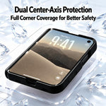Dual Axis Liquid Silicone Wave Magnetic Phone Case, For iPhone Duo