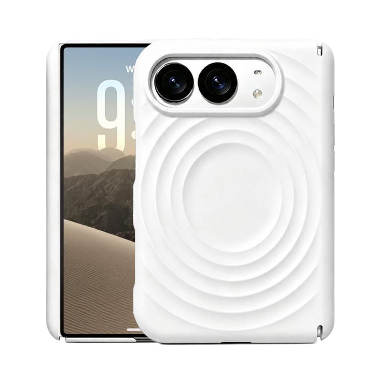 Dual Axis Liquid Silicone Wave Magnetic Phone Case, For iPhone Duo