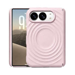 Dual Axis Liquid Silicone Wave Magnetic Phone Case, For iPhone Duo