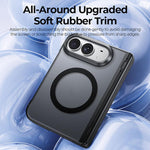 Integrated Shell and Flim Translucent Spring Hinge Magnetic Phone Case, For iPhone Duo