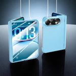Spray-Coated Spring Hinge Integrated Film Phone Case, For iPhone Duo