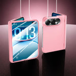 Spray-Coated Spring Hinge Integrated Film Phone Case, For iPhone Duo