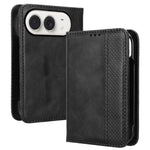 Magnetic Buckle Retro Texture Leather Phone Case, For iPhone Duo