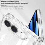 Magnetic Hinge Shockproof Integrated Film PC Phone Case, For iPhone Duo
