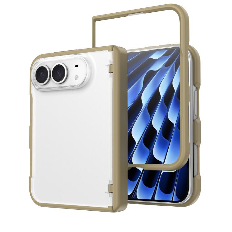 Magnetic Hinge Shockproof Integrated Film PC Phone Case, For iPhone Duo