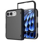 Magnetic Hinge Shockproof Integrated Film PC Phone Case, For iPhone Duo