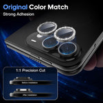 XDcase AF + AR Hawkeye Bling Camera Lens Protector, For iPhone Duo