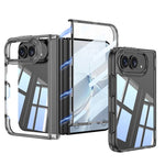 GKK Magnetic Clear Foldable Hinge Phone Case, For iPhone Duo