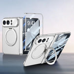 GKK Prism Hinge Full Coverage Magnetic 360 Holder Phone Case, For iPhone Duo