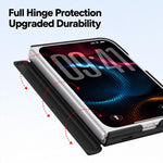 Dual-Hinge Magnetic Frosted PC Phone Case, For iPhone Duo