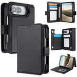 Solid Color Multifunctional Folding Leather Phone Case, For iPhone  Duo