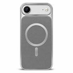 High-Gloss Leather-textured Back Magnetic Phone Case, For iPhone Air