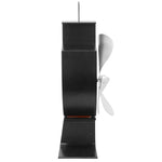 YL401 3-Blade High Temperature Metal Heat Powered Fireplace Stove Fan, YL401 (Black), YL401 (Bronze), YL401 (Gold), YL401 (Silver), YL401 (White)