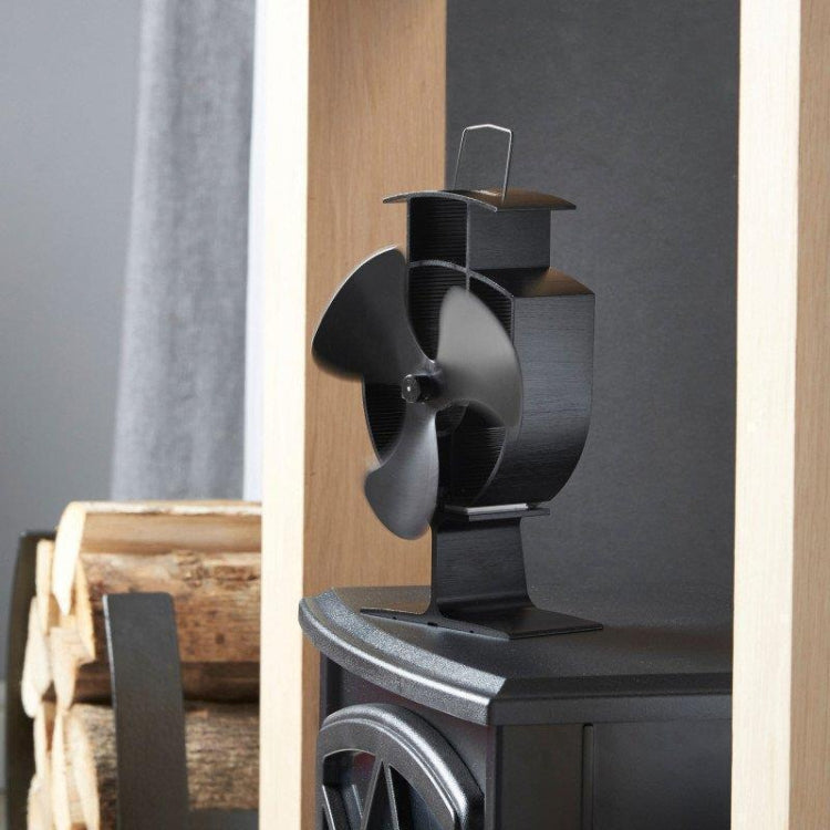 YL401 3-Blade High Temperature Metal Heat Powered Fireplace Stove Fan, YL401 (Black), YL401 (Bronze), YL401 (Gold), YL401 (Silver), YL401 (White)