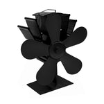 YL602 5-Blade High Temperature Metal Heat Powered Fireplace Stove Fan, YL602 (Grey), YL602 (Gold), YL602 (Rose Red), YL602 (Silver), YL602 (Black), YL602 (Bronze)
