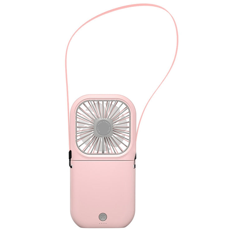 F20 Electroplating Handheld Fan Portable Desktop Folding Mute USB Hanging Neck Fan, F20 (Green), F20 (Blue), F20 (White), F20 (Pink)