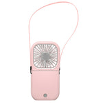 F20 Electroplating Handheld Fan Portable Desktop Folding Mute USB Hanging Neck Fan, F20 (Pink), F20 (Green), F20 (Blue), F20 (White)