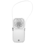 F20 Electroplating Handheld Fan Portable Desktop Folding Mute USB Hanging Neck Fan, F20 (Green), F20 (Blue), F20 (White), F20 (Pink)