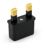 US/EU Plug to UK Plug Adapter Power Socket Travel Converter