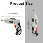 4.8V Multi-functional Household Electric Screwdriver Electric Drill Electric Screwdriver Set US Plug, US Plug
