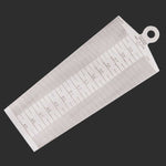 Wedge Feeler Gap 45-60mm Stainless Steel Ruler Inspection Taper Gauge Metric Measure Tool, 45-60mm Metric