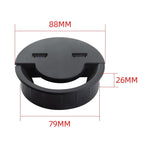 60mm Desktop Outlet USB Cable Wire Hole Cover Round Winder Holder, 60mm