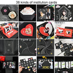 Heart Shape DIY Handmade Photo Album Surprise Explosion Bouncing Gift Box, DIY Album