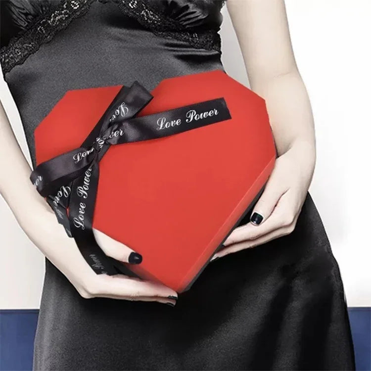 Heart Shape DIY Handmade Photo Album Surprise Explosion Bouncing Gift Box, DIY Album