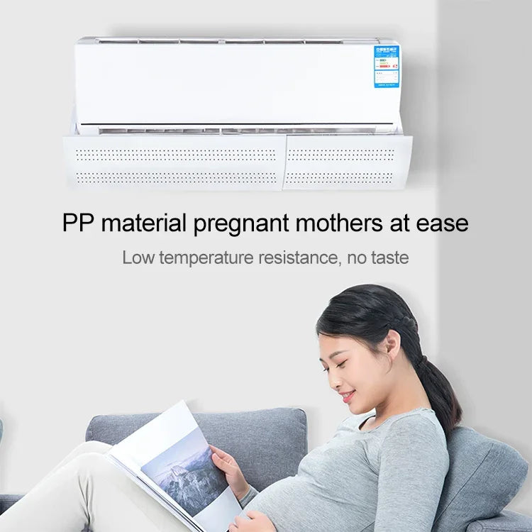 Bedroom Wall-Mounted Baby Universal Anti-Straight Blowing Air Conditioning Windshield Wind Deflector Shroud, M Hole Version, M Hole Version
