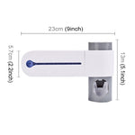 Automatic Toothpaste Dispenser Dental UV Ultraviolet Toothbrush Sterilizer Storage Holder