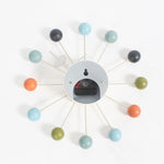 Stylish Background Minimalis Circular Balls Candy Wall Clock Creative Decoration Clock Ferris Wheel Clock