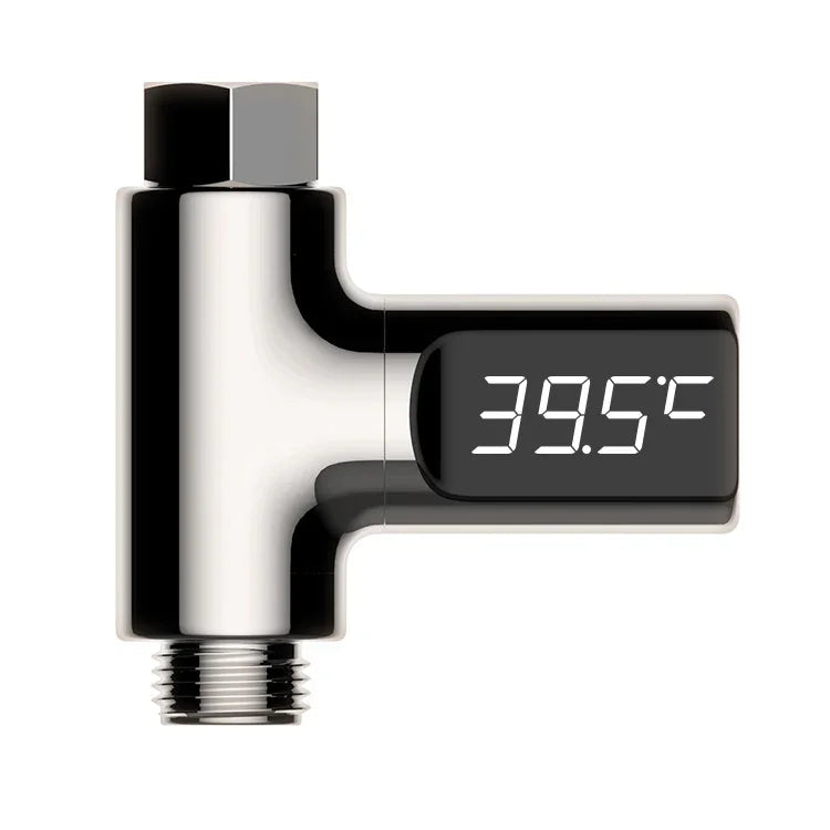 BD-LS-01 Baby Showering 360 Degree Rotatable LED Display Passive Water Thermometer, First Generation