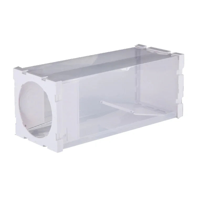 Door Humane Animal Live Cage, Rat, Mouse and More Small Rodents PP Material Transparent Cage Trap, Door Humane Animal Live Cage