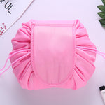 Travel Large Volume Drawstring Bag Cosmetic Sundries Storage Bag, Light Grey, Light Pink, Mint Green, Navy Blue, Red, Black, Pink