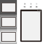 A4 Size LED Three Level of Brightness Dimmable Acrylic Copy Boards for Anime Sketch Drawing Sketchpad, with 1.5m USB Cable, A4 with 1.5m USB Cable & Power Adapter