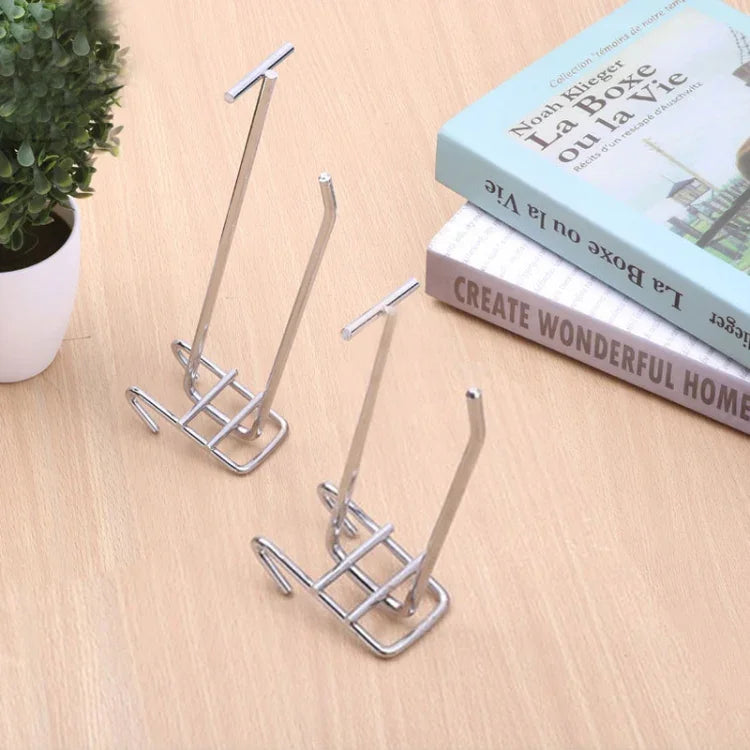 5pcs 5.8mm Supermarket Iron Grid Shelf Double Hook, Length: 15cm, 5.8mm 15cm
