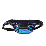 Sequins Waist Bag Double Color Makeup Bag Mermaid Purses Chest Pack Women Girl Travelling Mobile Phone Bag