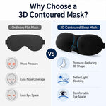 3D Portable Shading Sleep Rest Aid Cover Eye Patch Sleeping Mask Female Cute Eye Mask