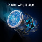 Portable Adjustable Mini USB Charging Air Convection Cycle Desktop Electric Fan Air Cooler, Support 2 Speed Control