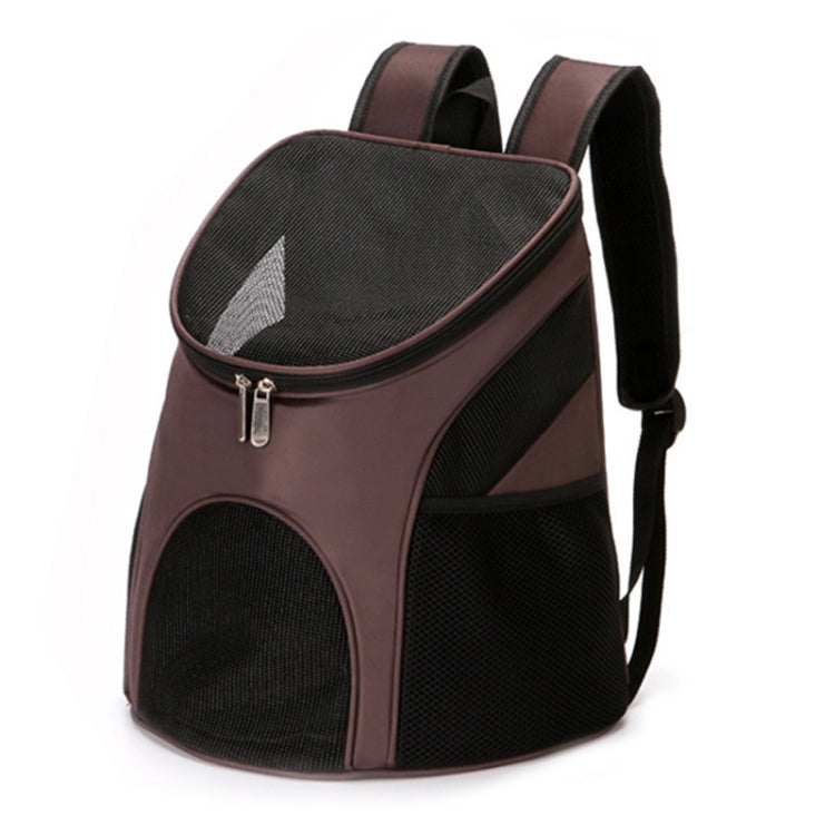 Portable Folding Nylon Breathable Pet Carrier Backpack, Size: 33 x 30 x 24cm, Size: 33 x 30 x 24cm Coffee, Size: 33 x 30 x 24cm Blue, Size: 33 x 30 x 24cm Red, Size: 33 x 30 x 24cm Black
