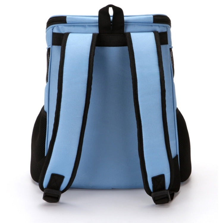 Portable Folding Nylon Breathable Pet Carrier Backpack, Size: 33 x 30 x 24cm, Size: 33 x 30 x 24cm Coffee, Size: 33 x 30 x 24cm Blue, Size: 33 x 30 x 24cm Red, Size: 33 x 30 x 24cm Black