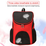 Portable Folding Nylon Breathable Pet Carrier Backpack, Size: 33 x 30 x 24cm, Size: 33 x 30 x 24cm Coffee, Size: 33 x 30 x 24cm Blue, Size: 33 x 30 x 24cm Red, Size: 33 x 30 x 24cm Black