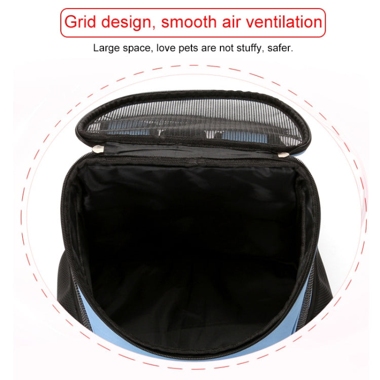 Portable Folding Nylon Breathable Pet Carrier Backpack, Size: 33 x 30 x 24cm, Size: 33 x 30 x 24cm Coffee, Size: 33 x 30 x 24cm Blue, Size: 33 x 30 x 24cm Red, Size: 33 x 30 x 24cm Black