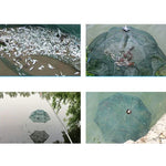 10 Holes Automatic Foldable Fishing Net Nylon Shrimp Crab Minnow Trap Fish Cast Net Fishing Tackle, 10 Holes